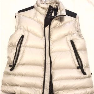 Moncler White Quilted Men’s Vest Size 5